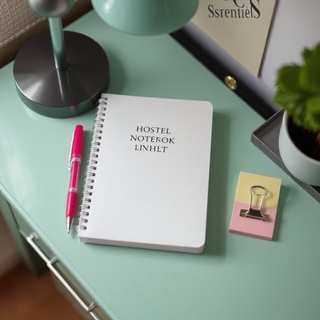 Hostel light bundle with notebook and tabs