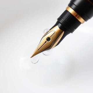 Cleaning a fountain pen under lukewarm water