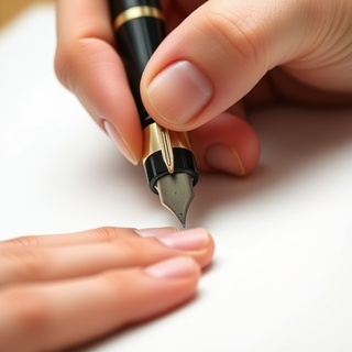 Underwriter grip with hand below the line