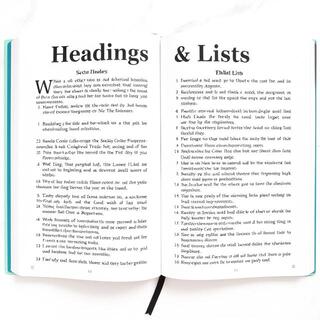 Note layout with clear headings and lists
