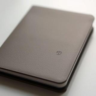 Notebook with mint foil deboss on the cover