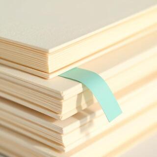 Ivory notebook spine, hardbound