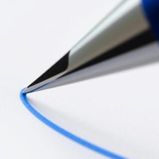 0.7 mm ballpoint pen strokes
