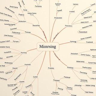 Mind map connecting key formulas and concepts